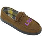 Men's Lsu Tigers Microsuede Moccasins, Size: 12, Brown