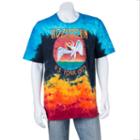 Men's Led Zeppelin Icarus Tie-dye Tee, Size: Small, Blue