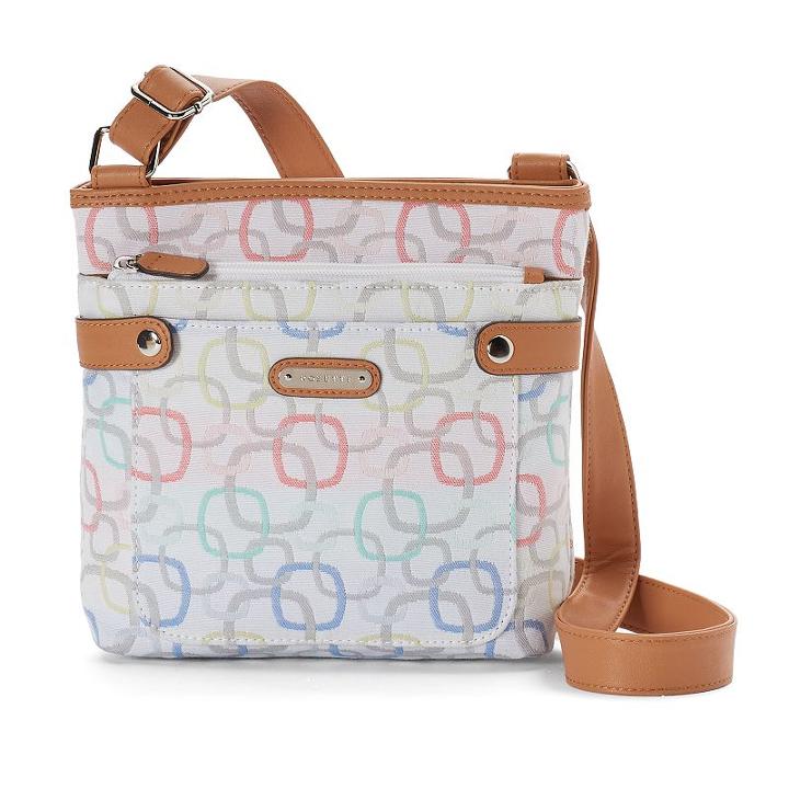Rosetti Geometric Crossbody Bag, Women's, White Oth