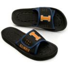 Adult Illinois Fighting Illini Slide Sandals, Size: Small, Black