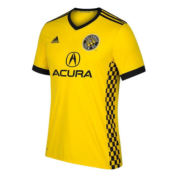 Men's Adidas Columbus Crew Wordmark Mls Jersey, Size: Large, Yellow