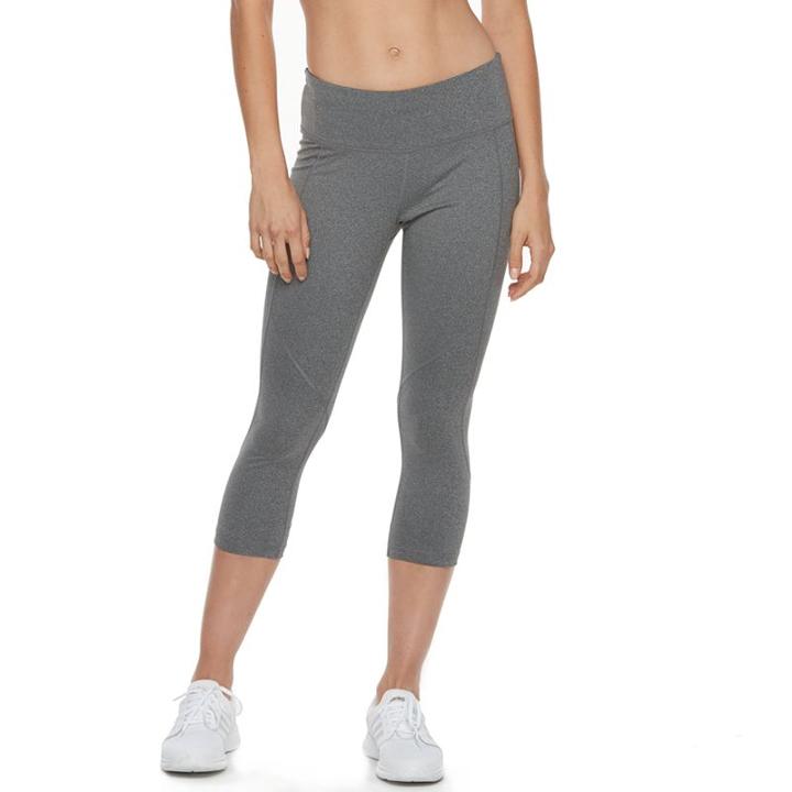 Women's Tek Gear&reg; Performance Capri Leggings, Size: Small, Black