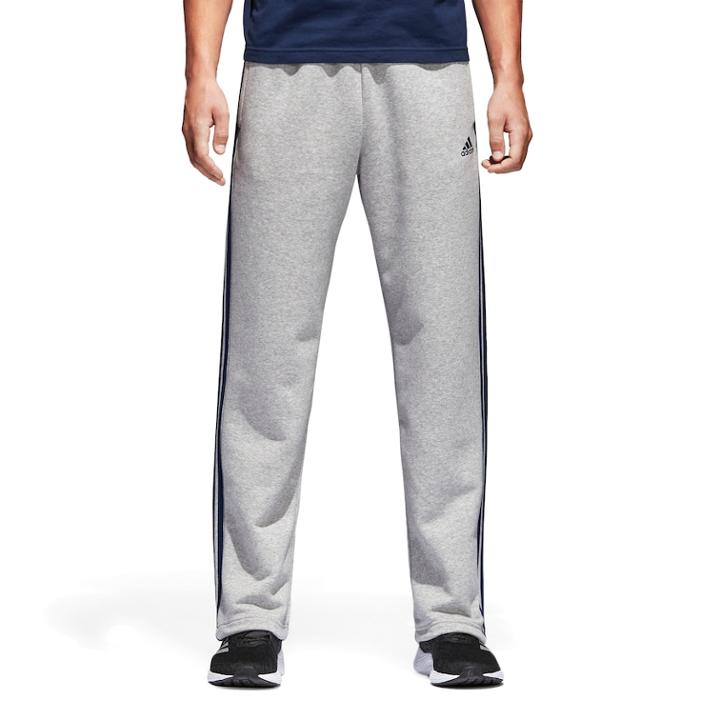 Big & Tall Adidas Essential Fleece Pants, Men's, Size: Xl Tall, Med Grey