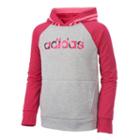 Girls 7-16 Adidas Colorblock Hoodie, Size: Small, Dark Pink