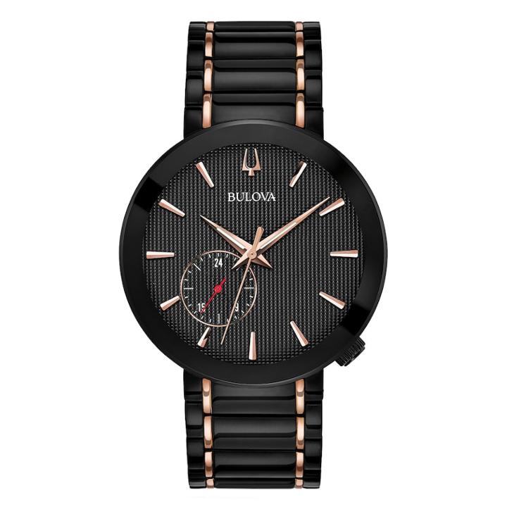 Bulova Men's Latin Grammy&reg; Modern Special Edition Watch - 98a188, Size: Medium, Black