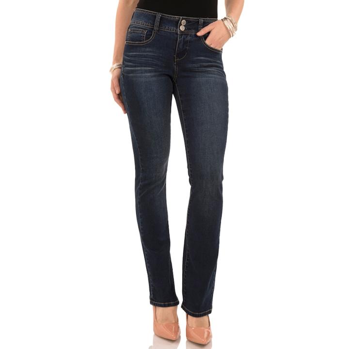 Women's Angels Curvy Fit Bootcut Jeans, Size: 16 Avg/reg, Lt Orange