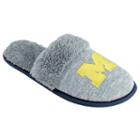 Women's Michigan Wolverines Sherpa-lined Clog Slippers, Size: Xl, Grey