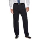 Men's Croft & Barrow&reg; Classic-fit No-iron Stretch Pleated Dress Pants, Size: 34x29, Blue (navy)