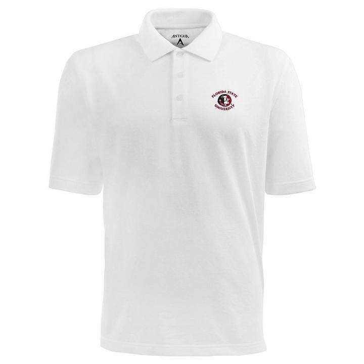 Men's Florida State Seminoles Pique Xtra Lite Polo, Size: Medium, White