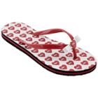 Arkansas Razorbacks Women's Flip Flops, Girl's, Size: Xl, Med Red