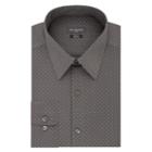 Men's Van Heusen Slim-fit Flex Collar Stretch Dress Shirt, Size: 17-32/33, Grey