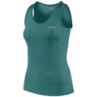 Asics Scoop Neck Running Tank - Women's, Size: Medium, Med Green