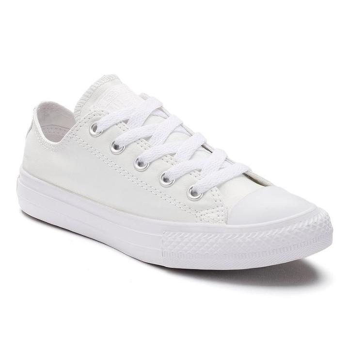 Kid's Converse Chuck Taylor All Star Wax Canvas Shoes, Size: 3, Natural