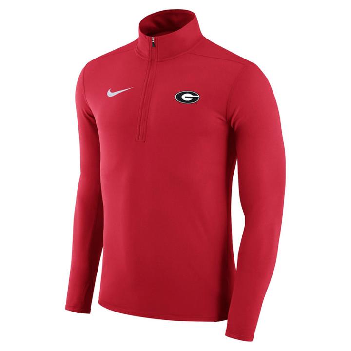 Men's Nike Georgia Bulldogs Dri-fit Element Pullover, Size: Xl, Red