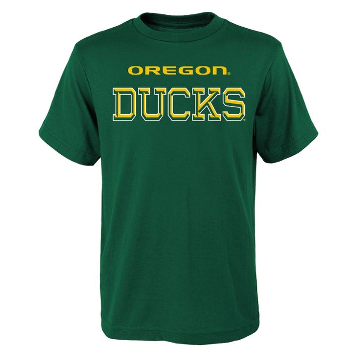 Boys 8-20 Oregon Ducks Gridiron Hero Tee, Size: M 10-12, Green Oth