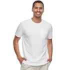 Men's Sonoma Goods For Life&trade; Classic-fit Supersoft Pocket Tee, Size: Large, White