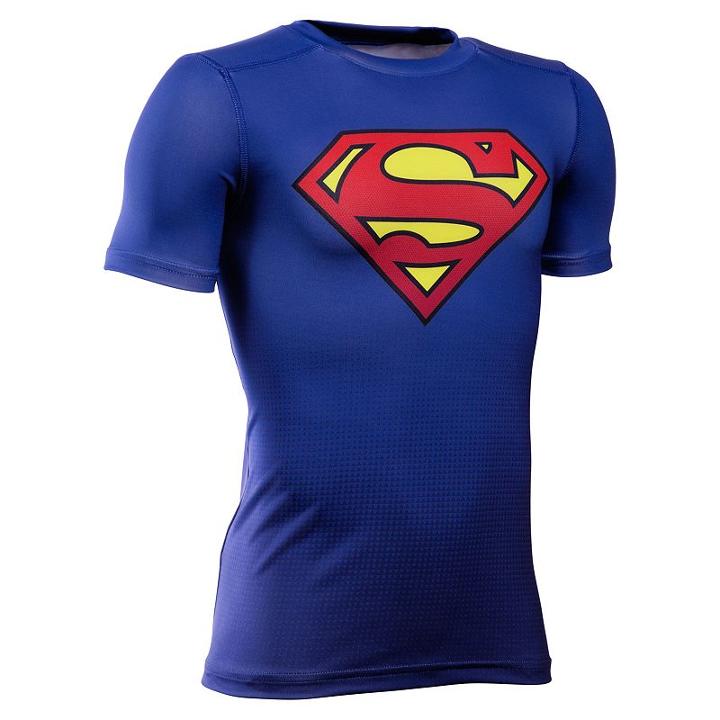 Boys 8-20 Under Armour Dc Comics Superman Tee, Boy's, Size: Medium, Blue