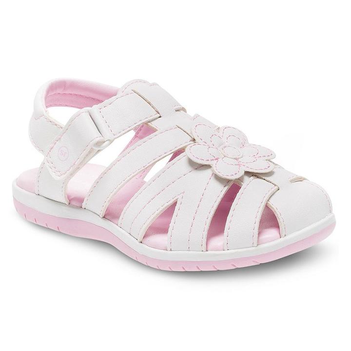 Stride Rite Kiernan Toddler Girls' Sandals, Girl's, Size: Medium (11), White