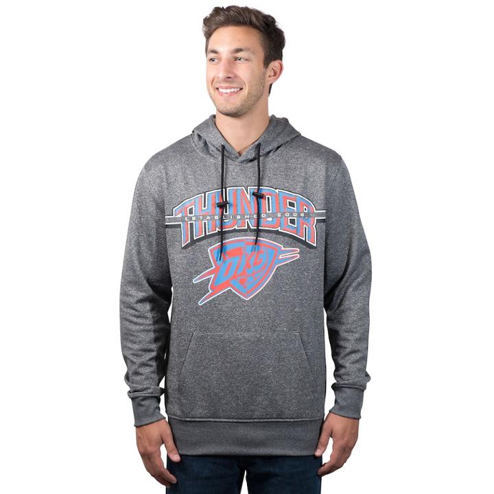 Men's Oklahoma City Thunder Pick 'n' Roll Hoodie, Size: Xxl, Grey