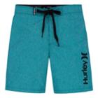 Boys 4-7 Hurley Heathered One & Only Boardshorts, Size: 4, Turquoise/blue (turq/aqua)