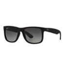 Ray-ban Justin Rb4165 55mm Rectangle Polarized Sunglasses, Adult Unisex, Dark Grey