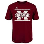 Boys 8-20 Adidas Mississippi State Bulldogs Climalite Performance Tee, Boy's, Size: L(14/16), Red