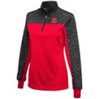 Women's Campus Heritage Rutgers Scarlet Knights Scaled Quarter-zip Pullover Top, Size: Small, Dark Red