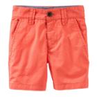 Boys 4-8 Oshkosh B'gosh&reg; Solid Dock Shorts, Boy's, Size: 7, Orange