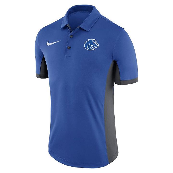 Men's Nike Boise State Broncos Dri-fit Polo, Size: Small, Blue