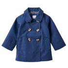 Girls 4-6x Carter's Solid Lightweight Trench Coat, Girl's, Size: 6x, Blue (navy)