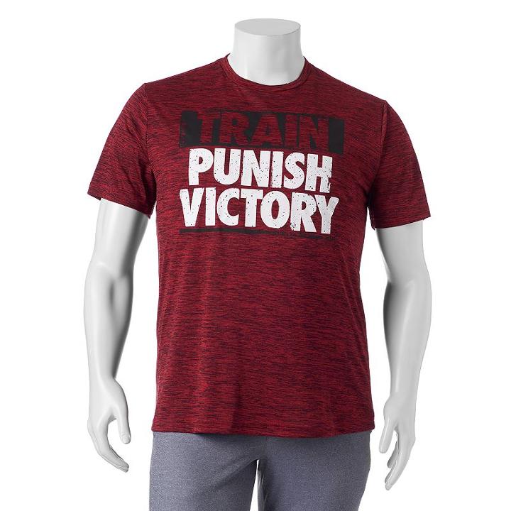 Big & Tall Performance Athletic Tee, Men's, Size: Xl Tall, Brt Red