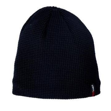 Men's Heat Keep Sherpa-lined Waffle-knit Beanie, Black