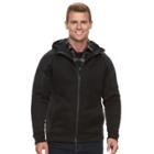 Men's Apt. 9&reg; Sherpa-lined Quilted Hooded Jacket, Size: Xl, Black