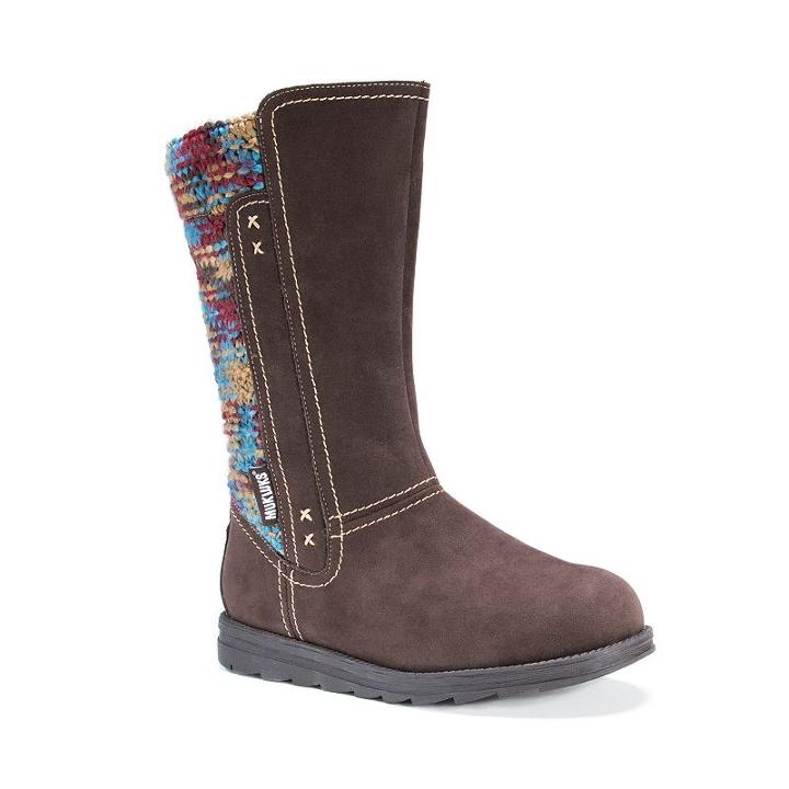 Muk Luks Lilah Women's Riding Boots, Girl's, Size: 7, Brown