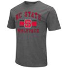 Men's Campus Heritage North Carolina State Wolfpack Banner Tee, Size: Small, Grey (charcoal)