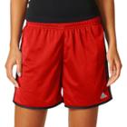Women's Adidas Oncourt Mesh Shorts, Size: Xs, Med Red