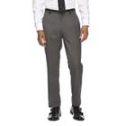 Men's Wd. Ny Slim-fit Tuxedo Flat-front Pants, Size: 29x32, Grey