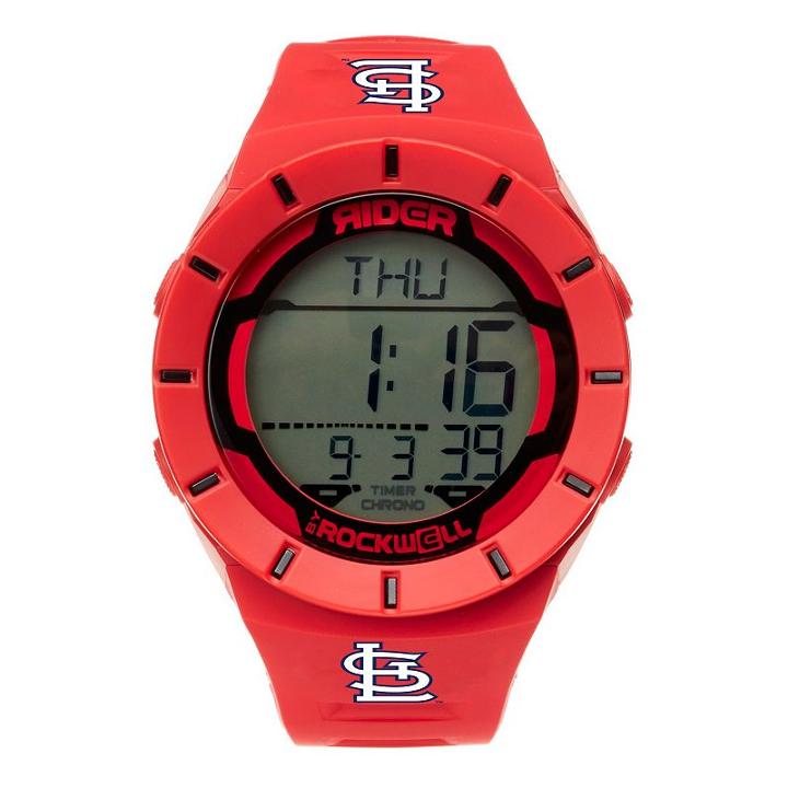 Men's Rockwell St. Louis Cardinals Coliseum Digital Watch, Red