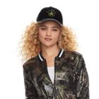 Madden Nyc Women's Cadet Sequined Brim Baseball Cap, Oxford