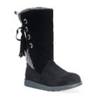 Muk Luks Luanna Women's Water-resistant Boots, Girl's, Size: 9, Black