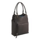 Solo Executive 16 Inch Leather Laptop Bucket Tote, Adult Unisex, Brown