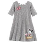 Disney's Minnie Mouse Girls 4-7 Space-dyed Dress By Jumping Beans&reg;, Size: 4, Black