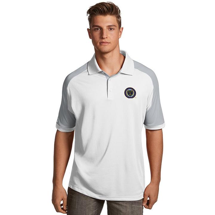Men's Antigua Philadelphia Union Century Polo, Size: 3xl, White