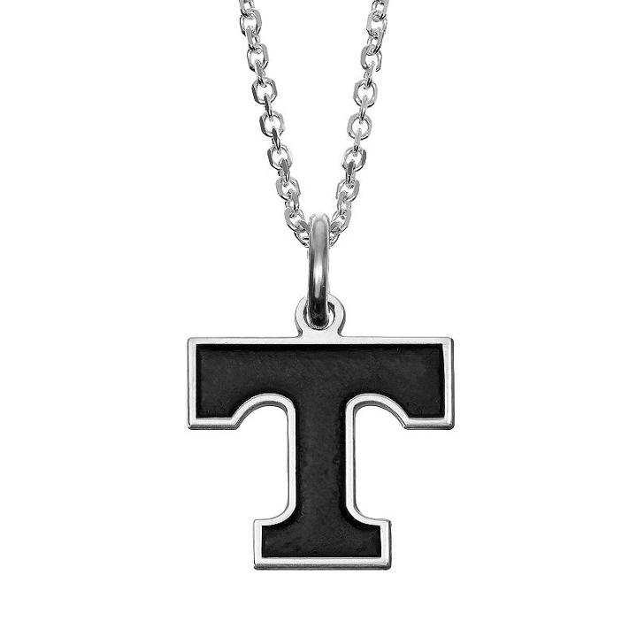 Fiora Sterling Silver Tennessee Volunteers Team Logo Pendant Necklace, Women's, Size: 16, Grey