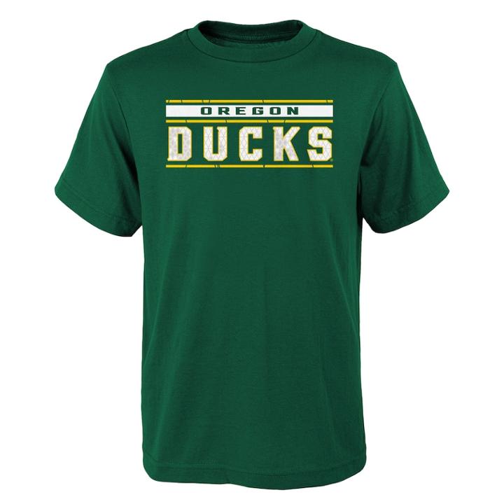 Boys' 4-18 Oregon Ducks Regeneration Tee, Size: 4-5, Dark Green