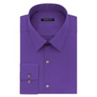 Men's Van Heusen Slim-fit Flex Collar Stretch Dress Shirt, Size: 17.5-32/33, Purple