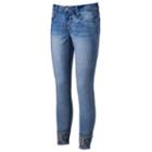 Juniors' Hydraulic Lola Embellished Ankle Jeans, Girl's, Size: 3, Blue