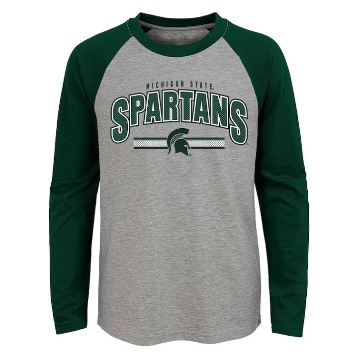 Boys 4-18 Michigan State Spartans Audible Tee, Size: 12-14, Grey