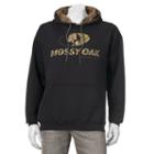 Men's Mossy Oak Camo Logo Lined Hoodie, Size: Xl, Black