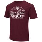 Men's Campus Heritage Texas A & M Aggies Statement Tee, Size: Small, Dark Red